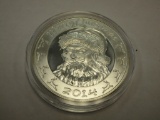 Merry Christmas Santa Clause .999 Silver 1 Oz Coin