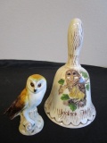 Lot of 2 Vintage Ceramic Owls