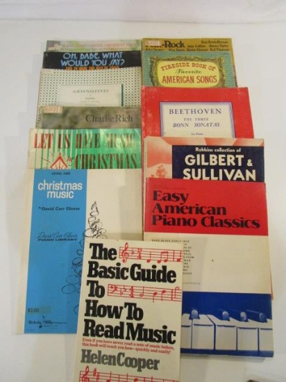 Lot of 12 Music Books