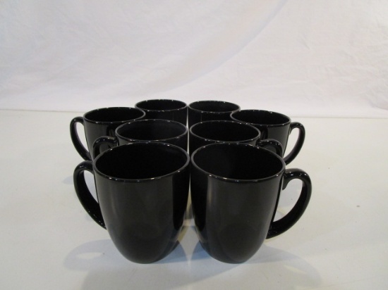 Set of 8 Corelle Stoneware Coffee Mugs