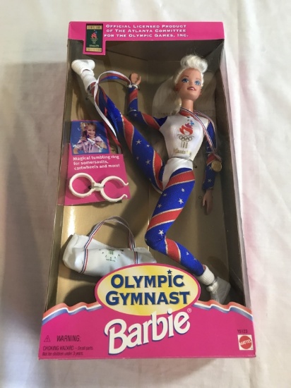1996 Atlanta Olympic Gymnast Barbie Doll NEW