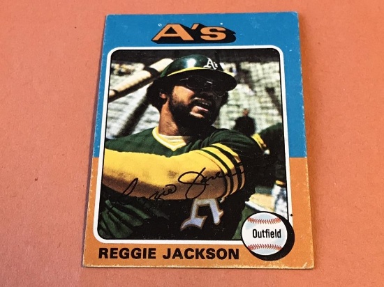 REGGIE JACKSON 1975 Topps Baseball Card