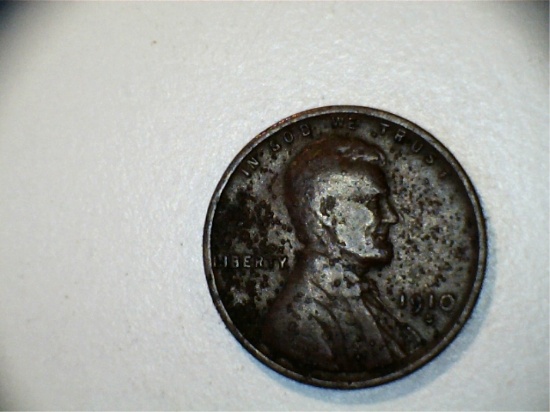 1910-S Wheat Cent