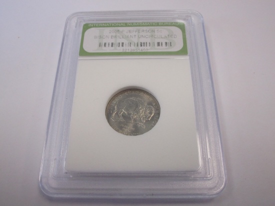 2005-P Jefferson 5c Bison BU Nickel