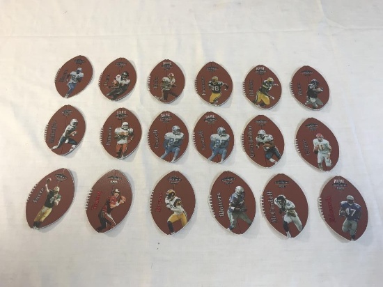 (18) 1998 Contenders Leather Football Cards