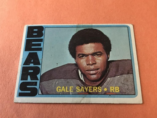 GALE SAYERS Bears 1972 Topps Football Card