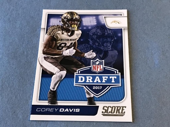 COREY DAVIS Titans 2017 Score ROOKIE Card