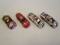 Mixed Drivers; lot of 4 1:24 scale NASCAR