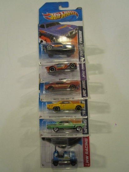 Lot of 6 Hot Wheel Cars, Incl. HW Racing '11