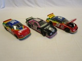 Ernie Irvan; lot of 3 1:24 scale die cast NASCAR