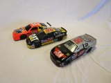 Mixed collection; lot of 3 1:24 die cast NASCAR