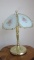 Touch Brass and Glass Table Lamp