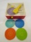 Vintage Fisher Price Record Player w/ 5 Records