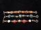 Lot of 3 Large Bead Bracelets