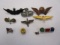 Large Lot of Military Wings and Pins
