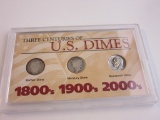 Three Centuries of the US Dime Coin Set