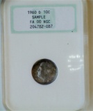 1960 D Dime Sample FA 00 NGC 204782-087