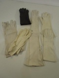 Lot of 6 Pairs of Vintage Ladies Gloves