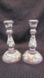 Hand Painted Candle Holders from Portugal