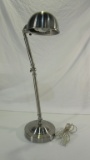 Silver Toned Desk Lamp