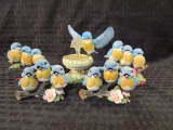 Lot of 5 Birds & Blooms Figurines