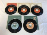 5 Vintage FRANK SINATRA 45 RPM Records 1960's