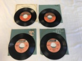 Lot of 4 Vintage DEAN MARTIN 45 RPM Records 1960's