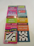 Lot of 8 Cross Word/ Word Search Books