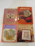 Lot of 4 Needlework Books, Incl. Cross-Stitch