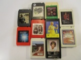 Lot of 10 8 Track Cassette Tapes