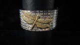 Dragonfly Cuff Bracelet, 925 Silver