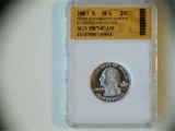 Graded 2007 S WA Silver Quarter PR70CAM