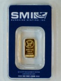 Sunshine Minting Inc .9999 Fine Gold Bar 1g