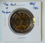 1886-1986 The Gift of Freedom Coin