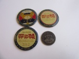 Lot of 4 Challenge Coins
