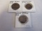 Lot of 2 19th and 1 20th Britain Bronze Coins