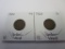 Lot of 2 1904 Indian Head Pennies