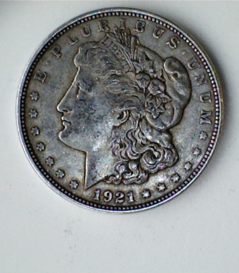 1921D Morgan Silver Dollar