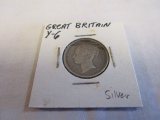 1872 Great Britain Silver 1 Shilling