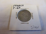 1901 France 1 Franc Silver Coin