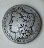 1884O Morgan Silver Dollar