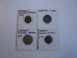 Lot of 4 VTG German Coins