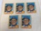 LEO DUROCHER 1968 Topps Baseball Cards Lot of 5