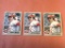 JOHNNY BENCH 1983 Fleer Baseball Cards Lot of 3