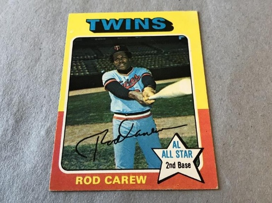 ROD CAREW Twins 1975 Topps Baseball Card