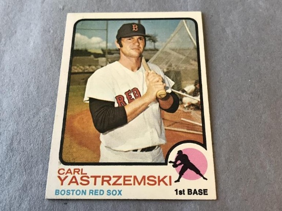CARL YASTRZEMSKI Red Sox 1973 Topps Baseball Card