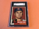 WILLARD NIXON 1953 Topps Baseball SGC Graded 55