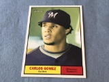 CARLOS GOMEZ 2010 Topps Heritage Baseball SP