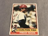 CARLTON FISK Red Sox 1976 Topps Baseball Card