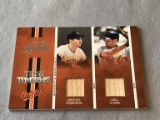 WILL CLARK & BROOKS ROBINSON 2005 Donruss BAT Card